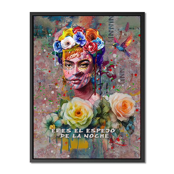 Tableau pop art - Tableau Frida Kahlo Pop Art