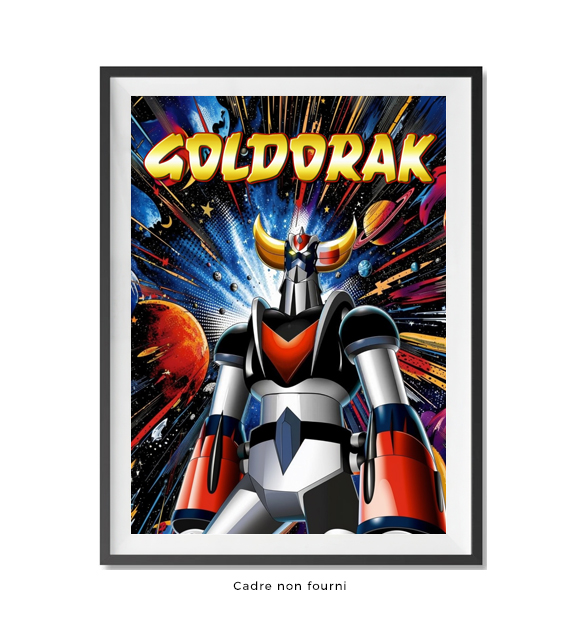 Tableaux décoratifs Pop Art Tableau Goldorak Pop Art