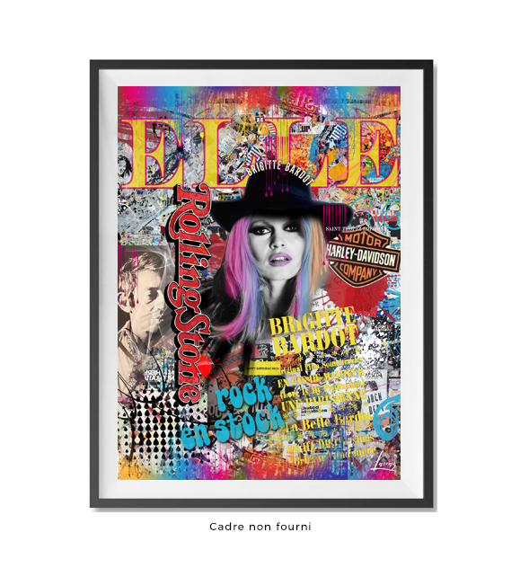 Tableaux, objet décoratifs Pop Art Tableau Pop Art Brigitte Bardot