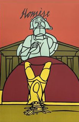 Homere de valerio adami