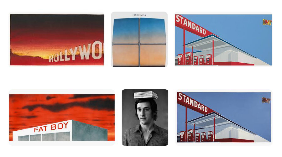 Tableaux Ed Ruscha