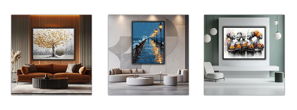 Les tableaux pour chaque pièce de votre maison