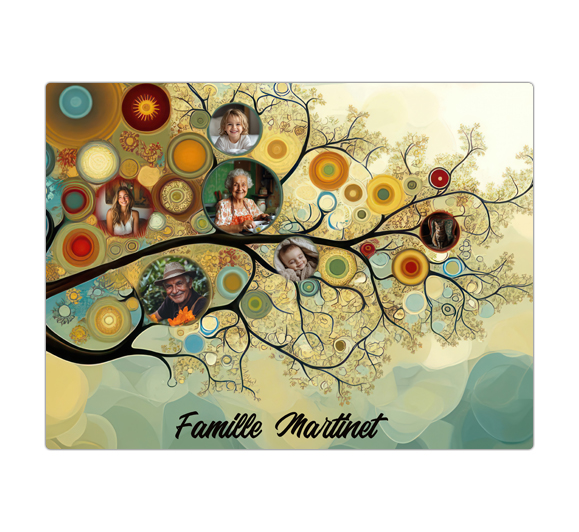 Tableau personnalisé Arbre de Vie : vue de face