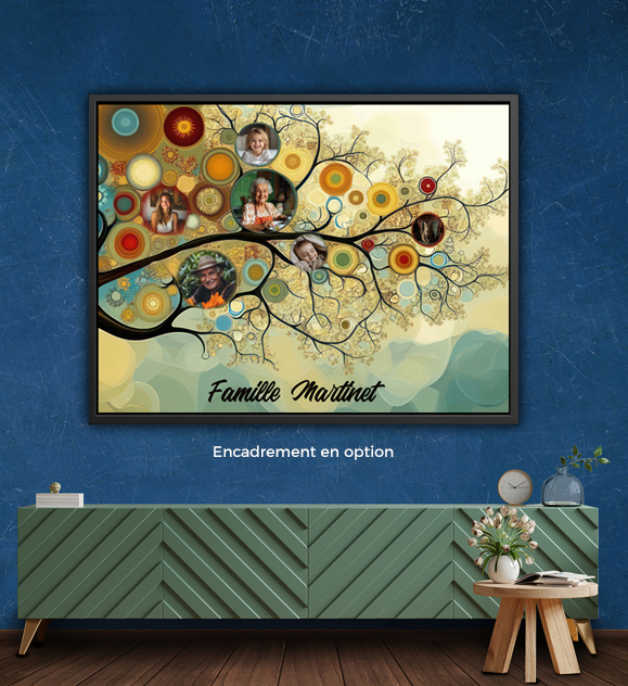 Tableau personnalisé Arbre de Vie en situation