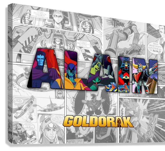 Tableau personnalisé Intersection Paris : vue de coté