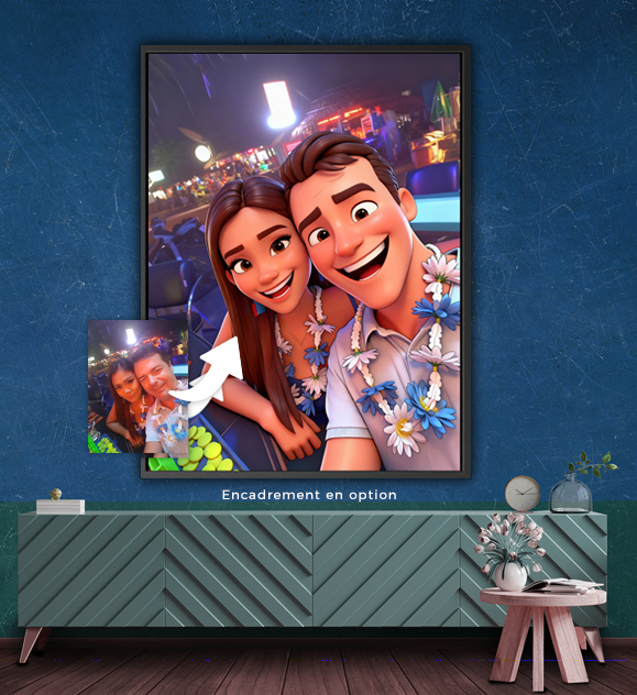 Tableau personnalisé Caricature en situation