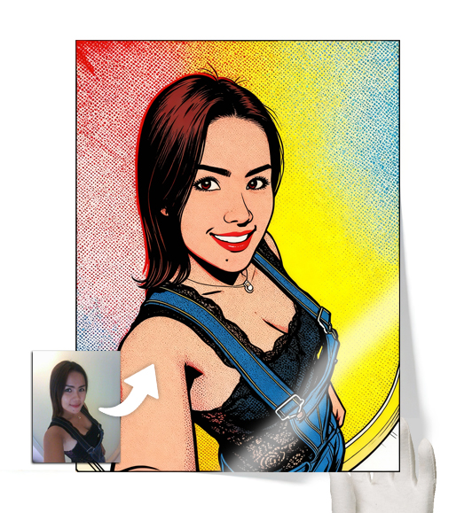 Tableau Personnalisé Pop Art Warhol : vue de face