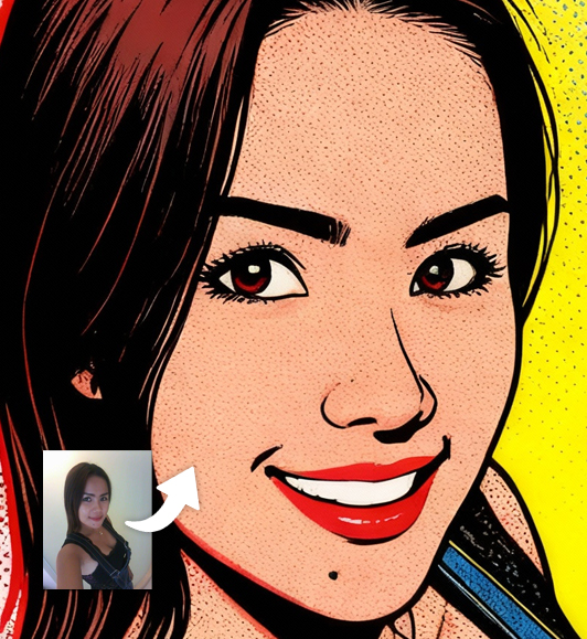 Zoom : Tableau Personnalisé Pop Art Warhol