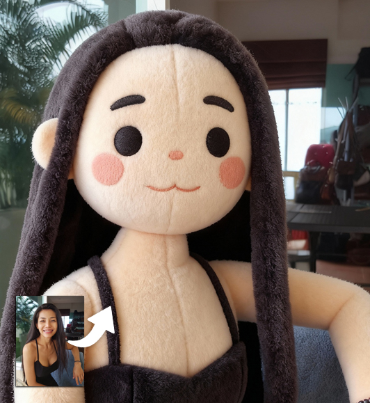 Zoom : Tableau Personnalisé Photo Peluche