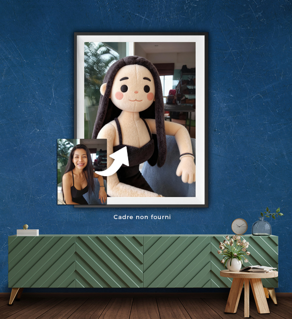 Tableau Personnalisé Photo Peluche en situation