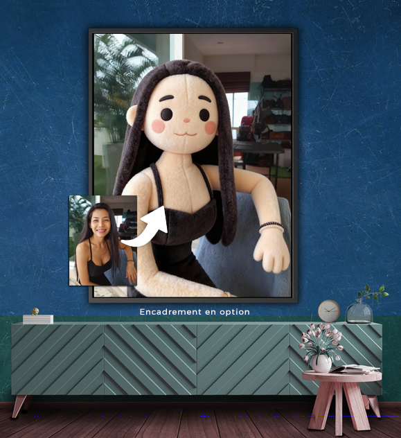 Tableau Personnalisé Photo Peluche en situation