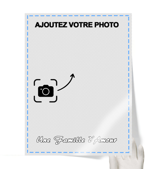 Tableau Personnalisé Photo Vertical : vue de face