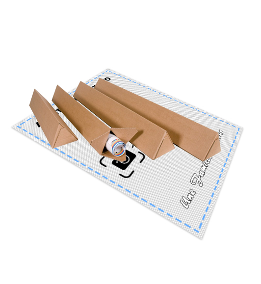 Tableau Personnalisé Photo Vertical : vue de coté