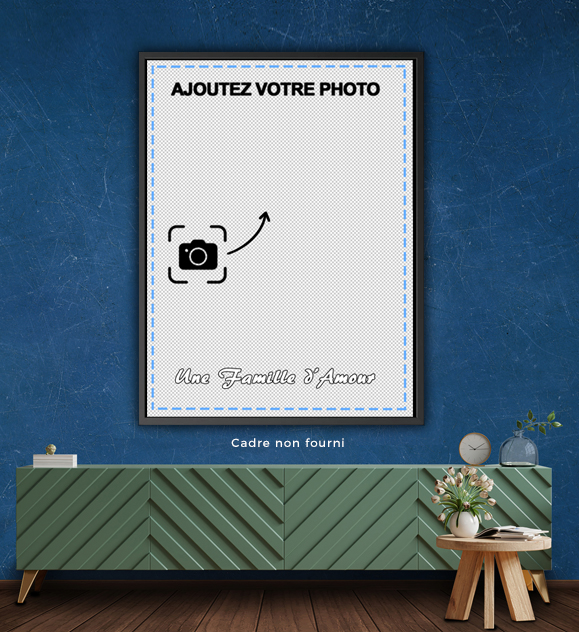Tableau Personnalisé Photo Vertical en situation