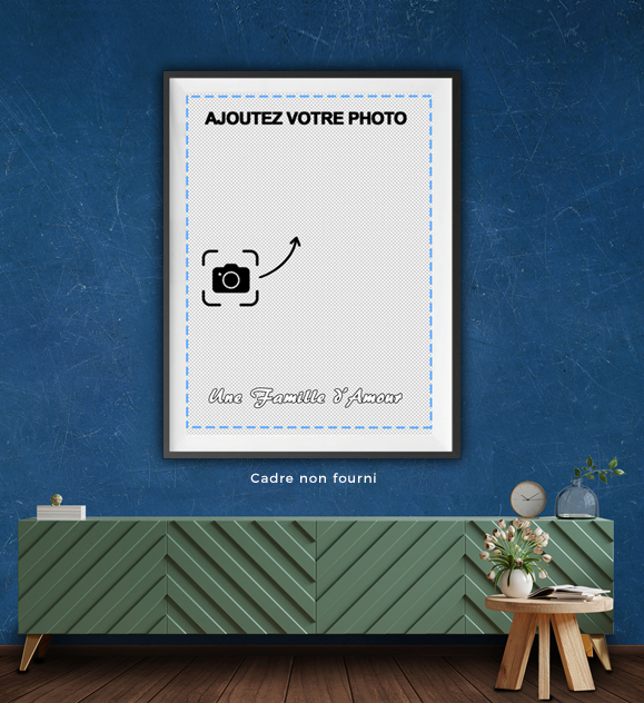 Tableau Personnalisé Photo Vertical en situation