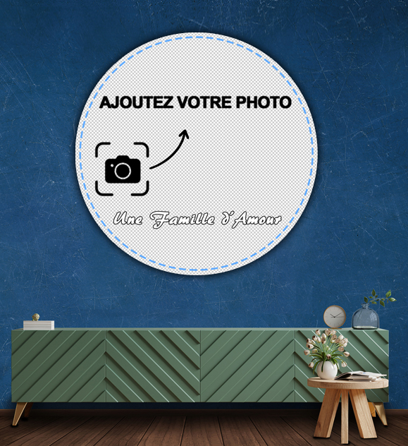 Tableau Personnalisé Photo Rond : Tableau Personnalisé Photo Rond