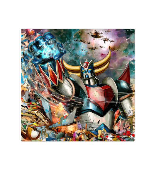  Tableau Goldorak Artiste : vue de face
