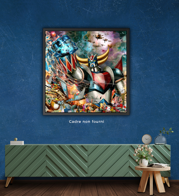 Tableau Goldorak Artiste en situation 