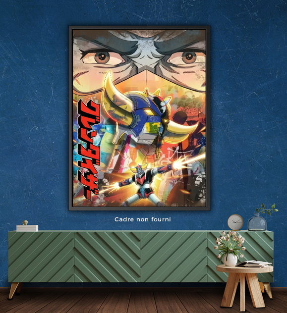 Tableau Goldorak Manga en situation