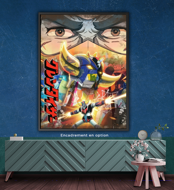 Tableau Goldorak Manga en situation