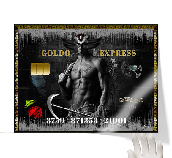 Tableau Goldorak Express : vue de face