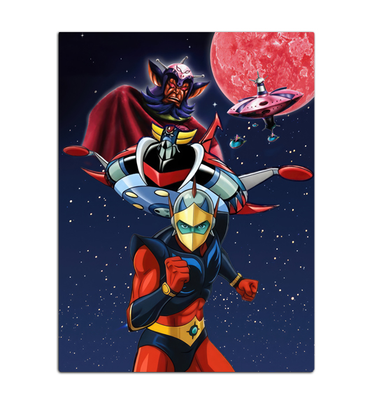 Tableau Goldorak Hero : vue de face