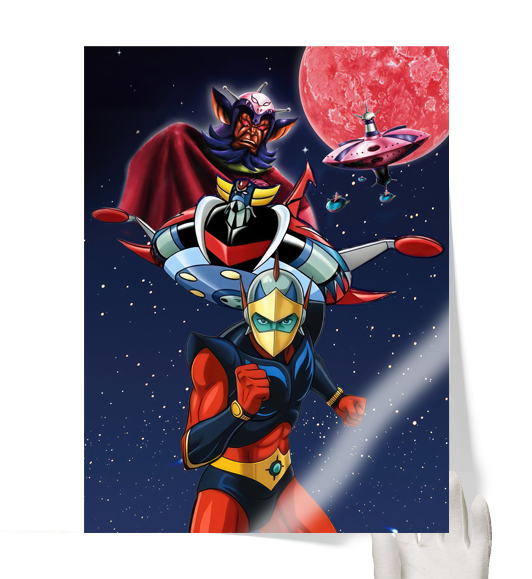Tableau Goldorak Hero : vue de face