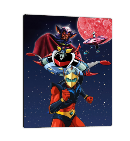 Tableau Goldorak Hero : vue de coté