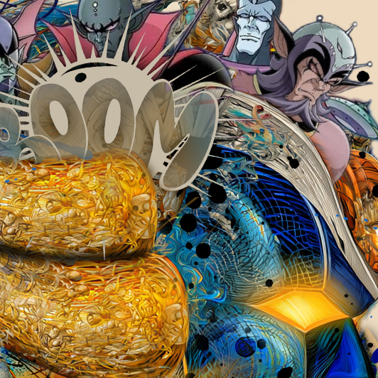 Zoom : Tableau Goldorak Street Art