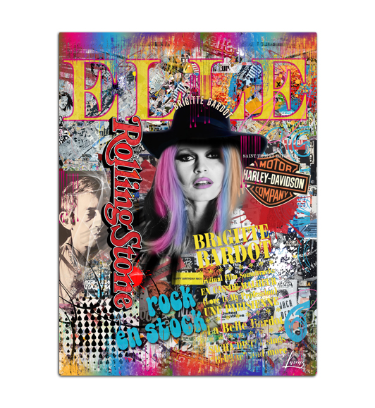  Tableau Pop Art Brigitte Bardot : vue de face