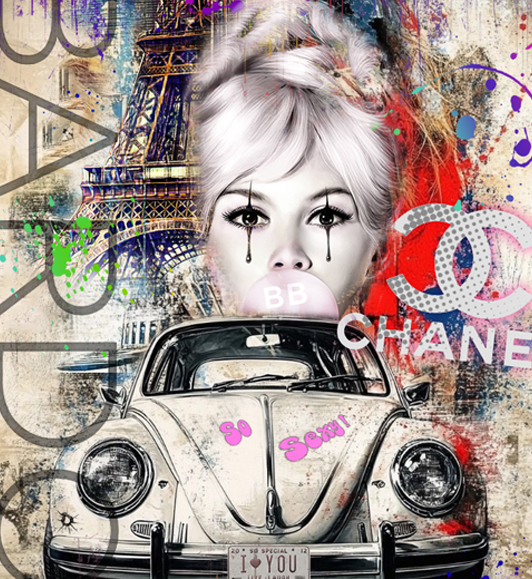 Zoom : Tableau Brigitte Bardot Cinéma