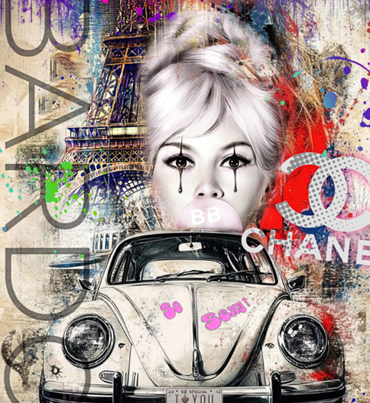 Zoom : Tableau Brigitte Bardot Cinéma