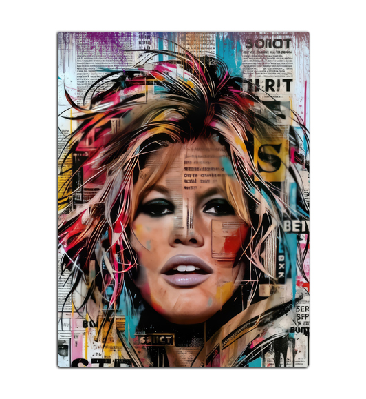 Tableau Brigitte Bardot Portrait : vue de face