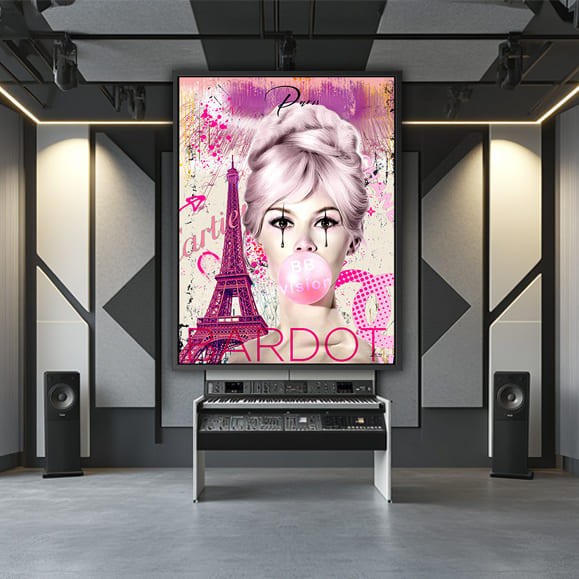 Tableaux, objet décoratifs Pop Art Tableau Brigitte Bardot Paris