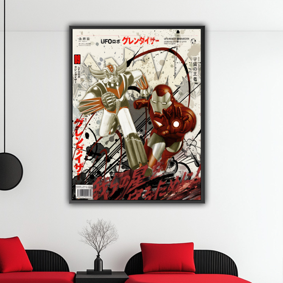 Tableau Goldorak Marvel