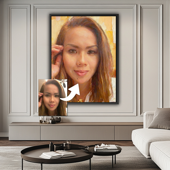 Tableaux : Tableau Personnalisé Peinture à l'huile